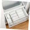 BESTOYARD Food Storage 10pcs Packing Crisper Convenient Fridge Organizer Dish Drying Rack Meal Prep Containers Reusable Compact Fridge Organizer Storage Containers Fruit Pp Food With Cover view 3