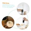 CIYODO Convenient Hand Frother Electric Milk Frother Abs Stainless Steel Milk Accessory for Coffee view 4