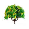 PRETYZOOM 20pcs Scale Model Trees Yellow Flowers for Train Scenery and Landscape Decoration Green Plants for Diorama and Building Models view 4