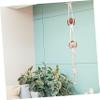 Zerodeko Woven Hat Hanger Wall Organizer Tassel Multi Hat Storage Display for All Types of Caps Minimalist Design for Bedroom Closet Decor view 2