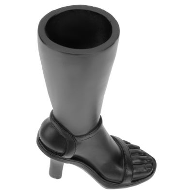 High Heels Vase White Flower Pots Black Home Accessories Outdoor Dry Flower Vase Flower Container White Pumps Girls Boots Dining Table Flower Arrangement Resin
