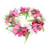 Holibanna Realistic Wreath Spring Festival Door Decor Beautifully Crafted Floral Pendant for Use for Weddings and Celebrations view 1