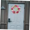 Holibanna Realistic Wreath Spring Festival Door Decor Beautifully Crafted Floral Pendant for Use for Weddings and Celebrations view 4