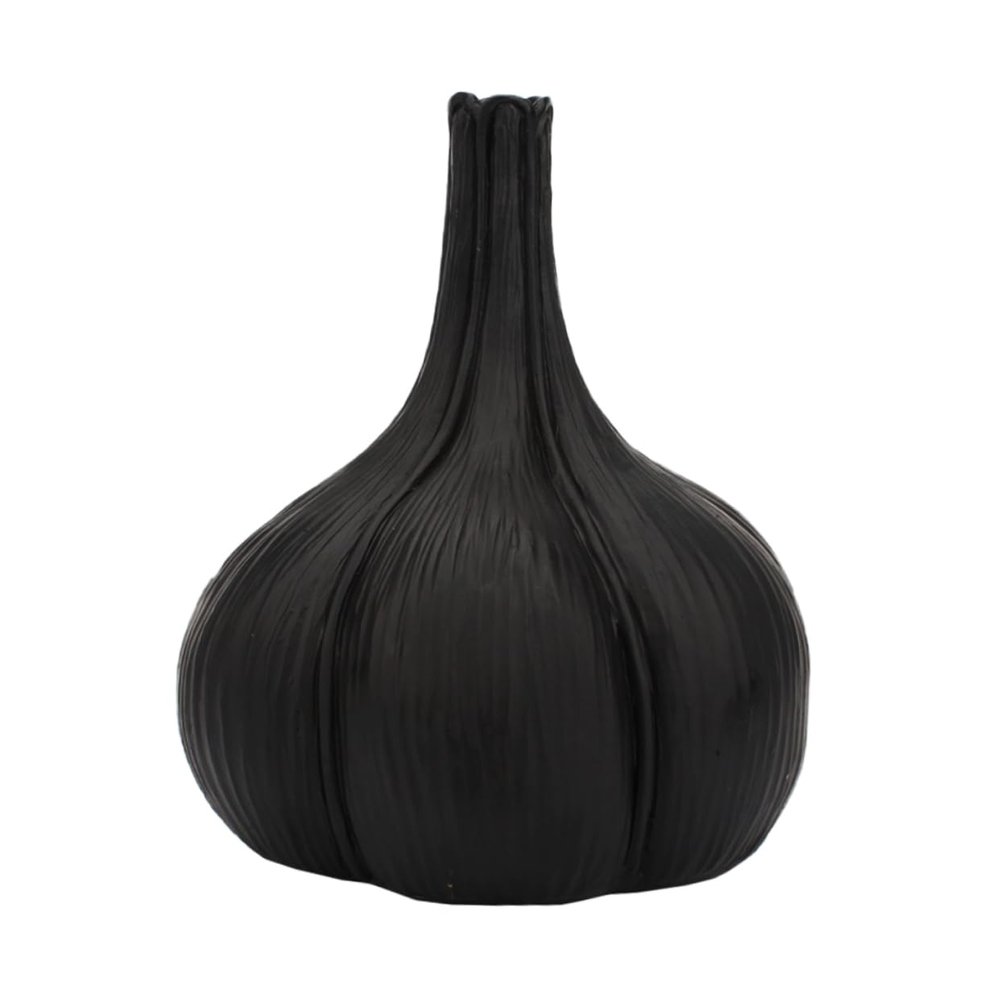 PRETYZOOM Garlic Vase for Flowers Modern Resin Plant Container Desktop Decorative Vase