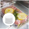 8 Pack Cotton Elastic Meat Netting Bags for Trussing Roasting White view 3