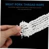 8 Pack Cotton Elastic Meat Netting Bags for Trussing Roasting White view 4