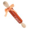 Easter Mini Rolling Pin Bow Rustic Farmhouse Decor for Tiered Tray Decoration Charming Wooden Ornament for Living Room Kitchen and Bedroom Seasonal view 1