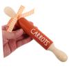 Easter Mini Rolling Pin Bow Rustic Farmhouse Decor for Tiered Tray Decoration Charming Wooden Ornament for Living Room Kitchen and Bedroom Seasonal view 2