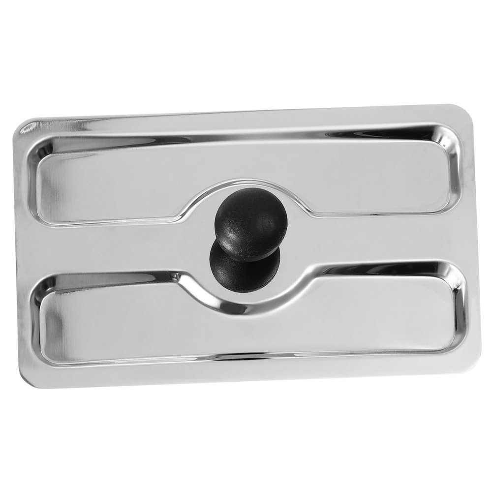 COLLBATH Toaster Slit Cover Stainless Steel Dust Cover for Toaster Bread Maker Machine Accessory