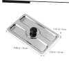COLLBATH Toaster Slit Cover Stainless Steel Dust Cover for Toaster Bread Maker Machine Accessory view 3