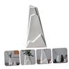 GRIRIW 1pc Decorative Ceramic Mountain Flower Storage Pot Realistic Rockery Design for Modern Living Room Adornment Multi-Purpose Planting Container Smooth Surface Finish view 4