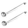 Cherry Spoon Drain Hole 2pcs Stainless Steel Serving Spoon Set for Olives view 1