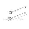 Cherry Spoon Drain Hole 2pcs Stainless Steel Serving Spoon Set for Olives view 4