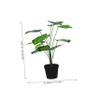 Amosfun Artificial Scindapsus Plant Realistic Faux Potted Greenery for for Home Office Garden Decoration Easy view 2