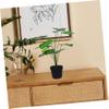 Amosfun Artificial Scindapsus Plant Realistic Faux Potted Greenery for for Home Office Garden Decoration Easy view 3