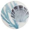 Beyond The Shore 11" Ceramic Dinner Plates  Set of 4 Assorted Coastal Designs with Shells, Starfish & Blue Marine Botanicals  Ocean-Inspired Plates for Main Courses, Seafood & Entertaining view 4