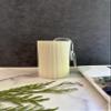 Ribbed Pillar Candle, Custom Color, Hand-Poured Soy Wax Candle, Aesthetic Scented Candle, Decorative Candle, Wedding Candle (Macintosh Apple, 4 * 2.5 inch) view 1