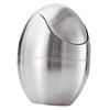 PRETYZOOM Stainless Steel Mini Trash Can Lid Desk Waste Bin for Home Office Swing Lid Design Easy to Clean for and Spaces view 1