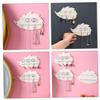 PRETYZOOM 4pcs Adorable Jewelry Organizer Wall Holder for Necklaces Earrings and No-drill Installation Hips Material Cute Decorative Storage for Home Decor view 2