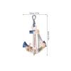2 Pcs Beach Style Anchor Wall Hooks Wood Hanging Ornaments Xmas view 2