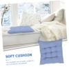 BESTOYARD Cushion Outdoor Rocking Chair Dining Chair Pad Cushions for Patio Chairs Square Outdoor Cushion Floor Pouf Car Seat Pad Office Cotton Korean Style Household Products, 40x40cm, Dark Blue view 4