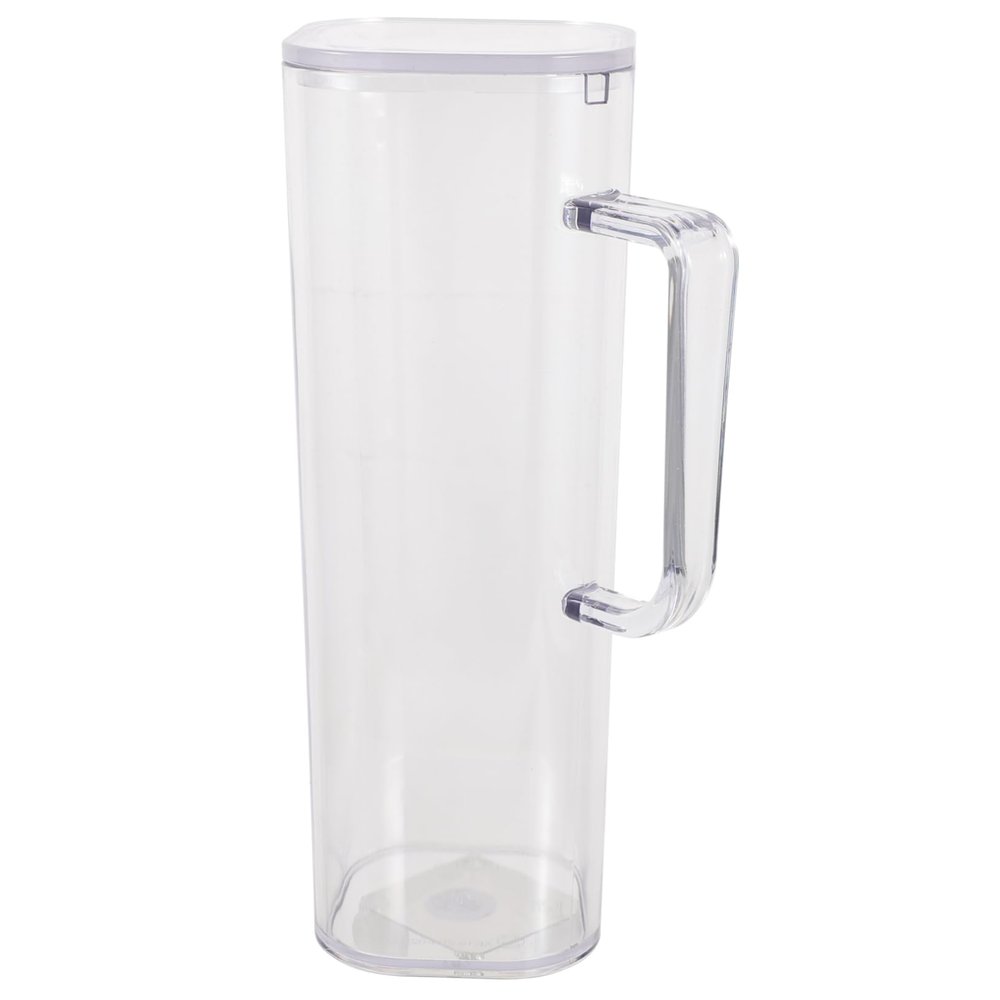Acrylic Beverage Pitcher Large Water Pitcher with Spout for Fridge 1200ml Capacity