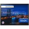 ArtToFrames 32x24 INCH/81.28x60.96 CM Black Frame for 1500 Piece Puzzles.This 0.75 Inch Custom Wood Puzzle Frame is Black - Comes with Economy Acrylic (Puzzle0066-1343-YBLK-32x24) view 1