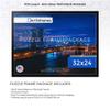 ArtToFrames 32x24 INCH/81.28x60.96 CM Black Frame for 1500 Piece Puzzles.This 0.75 Inch Custom Wood Puzzle Frame is Black - Comes with Economy Acrylic (Puzzle0066-1343-YBLK-32x24) view 2