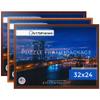 ArtToFrames 32x24 INCH/81.28x60.96 CM Black Frame for 1500 Piece Puzzles.This 0.75 Inch Custom Wood Puzzle Frame is Black - Comes with Economy Acrylic (Puzzle0066-1343-YBLK-32x24) view 4