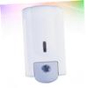 Zerodeko Wall-Mounted Soap Dispenser Refillable Liquid Holder for Home Hotel Versatile Shower Dispenser for Shampoo Conditioner Gel Easy Installation Space-Saving Design White view 4