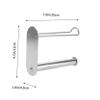 Hanger Storage Rack 304 Wall Hanging Stainless Steel for Closet view 2