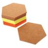 Zerodeko 10pcs Hexagon Felt Board Decorative Pin Boards for Walls Thick Tiles for Home Office Easy to Install Message and Memo Display view 1