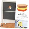 Zerodeko 10pcs Hexagon Felt Board Decorative Pin Boards for Walls Thick Tiles for Home Office Easy to Install Message and Memo Display view 4