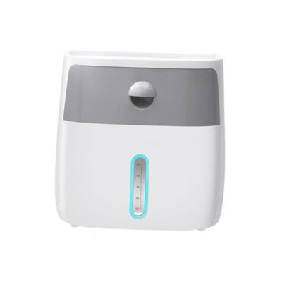 Holibanna Bathroom Tissue Dispenser Simple Double Layer Roll Paper Storage Box Tissue Holder Easy Install Adhesive for Smooth Surfaces