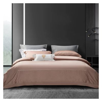 Zixmix Satin Jacquard and 160S Egyptian Cotton Patchwork Embroidery European Luxury Bedding Set Silky Duvet Cover Bed Sheet Pillowcase,Bedding