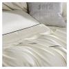 Zixmix Satin Jacquard and 160S Egyptian Cotton Patchwork Embroidery European Luxury Bedding Set Silky Duvet Cover Bed Sheet Pillowcase,Bedding view 4