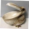 Zerodeko Toucan Shaped Adornment Resin Toucan Statue Key Holder for Desk Sundries Organizer Office Decorative view 4