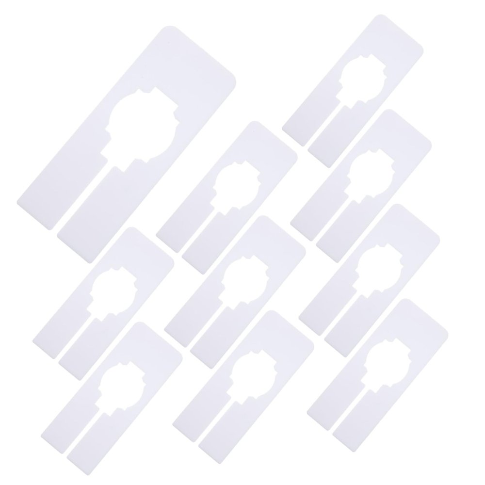 PRETYZOOM 15pcs Closet Dividers for Clothing Organization Labeling Separators Unisex Dividers for Closet Easy to Storage Tags for Home and Retail