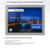 ArtToFrames 27x20 INCH/CM Silver Frame for 2000 piece Puzzles.This 2.00 Inch Custom MDF Puzzle Frame is Metallic Deco Silver - Comes with Economy Acrylic (Puzzle0066-20277-YSLV-27x20) view 2