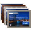 ArtToFrames 27x20 INCH/CM Silver Frame for 2000 piece Puzzles.This 2.00 Inch Custom MDF Puzzle Frame is Metallic Deco Silver - Comes with Economy Acrylic (Puzzle0066-20277-YSLV-27x20) view 4