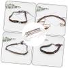 PACKOVE 4pcs Decorative Hat Strap Band for Women Beach Cap Accessory Diy Straw Hat Band with Unique Design Durable Material for Summer Outings view 3