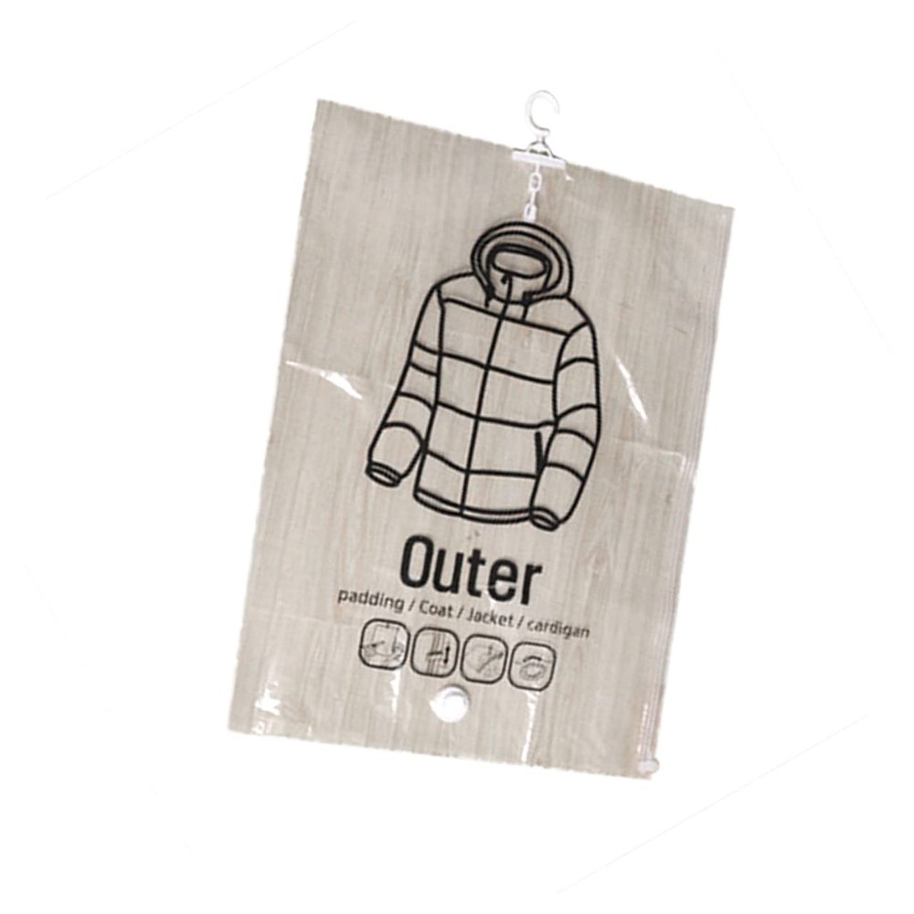 Holibanna Hanging down Jacket Bag 67x90cm Storage Bag Side Pull Sorting Pe Material Vacuum Sealed Cover