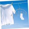 OFFSCH Clothes Drying Hanger 4 Pcs Laundry Hanger Clips Socks Clip Drying Rack for Outdoor Sturdy Windproof view 2