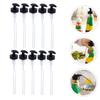 SHOWERORO 12sets Oyster Sauce Pump Ketchup Bottle Nozzle Pp Compact Sauce Dispenser for Bottles view 2