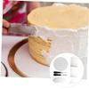 SHOWERORO 7pcs Cake Decorating Tool Set Non- Turntable Plastic Spatula Scraper for Baking and Icing Cakes Easy to Use for Both Left and Right-handed Users view 3