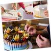SHOWERORO 7pcs Cake Decorating Tool Set Non- Turntable Plastic Spatula Scraper for Baking and Icing Cakes Easy to Use for Both Left and Right-handed Users view 4