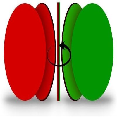 25-Pack Double-Sided Red/Green Flip Magnet - Go - No Go Reversible Indicator, 3 Sizes: 1", .5", and .25" (2")
