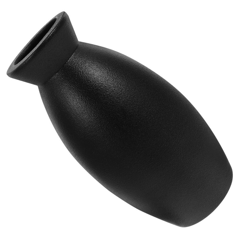 OFFSCH Decorative Large Black Vase Ceramic Vase for Home Decor Arranging Modern Floral Holder