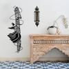 Dervish Metal Wall Art, Whirling Dervish Islamic Wall Art, Mevlana Rumi Wall Decor, Alif Calligraphy, Sufi Art, Modern Large Islamic Decor, Religious Wall Decor, Ramadan Decoration, Muslim Gift (Gold, 39.3 x 13.5 / 100 x 34.5 cm) view 3
