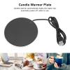 Coffee Mug Warmer for Desk USB Powered 55C Constant Temperature Electric Cup Warmer with Auto Shut Off and Tempered Glass Top for Office Home Use view 3